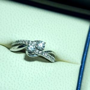 14k white gold Engagement Ring